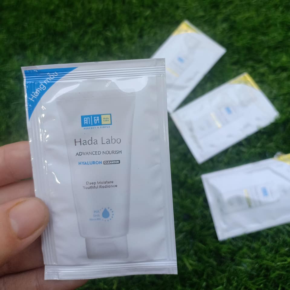 Combo 10 gói Sữa rửa mặt Hada labo dưỡng ẩm 3ml/gói