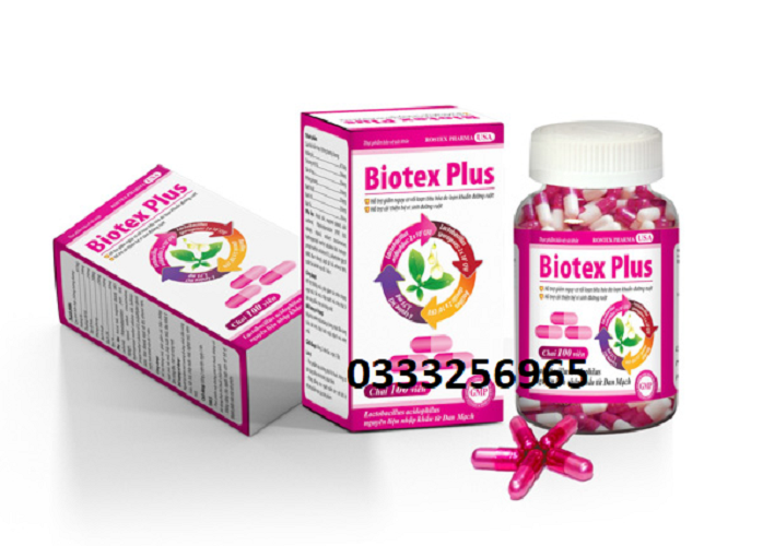 Biotex plus giúp cải thiện hệ vi sinh đường ruột – chai 100 viên