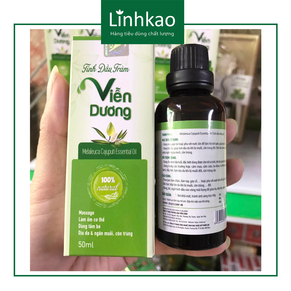 Tinh dầu tràm Viễn Dương ngăn muỗi côn trùng/ massage 50ml
