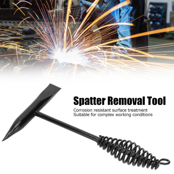 2pcs Welders Chipping Hammer 250mm Spring Handle Weld Slag Spatter Removal Tool