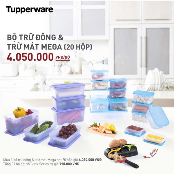 Bộ hộp trữ mát trữ đông Mega Set 20 - KÈM QUÀ TẶNG HẤP DẪN