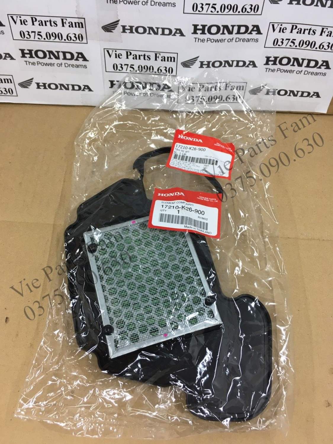 Lọc gió honda msx, hàng din honda mới 100%