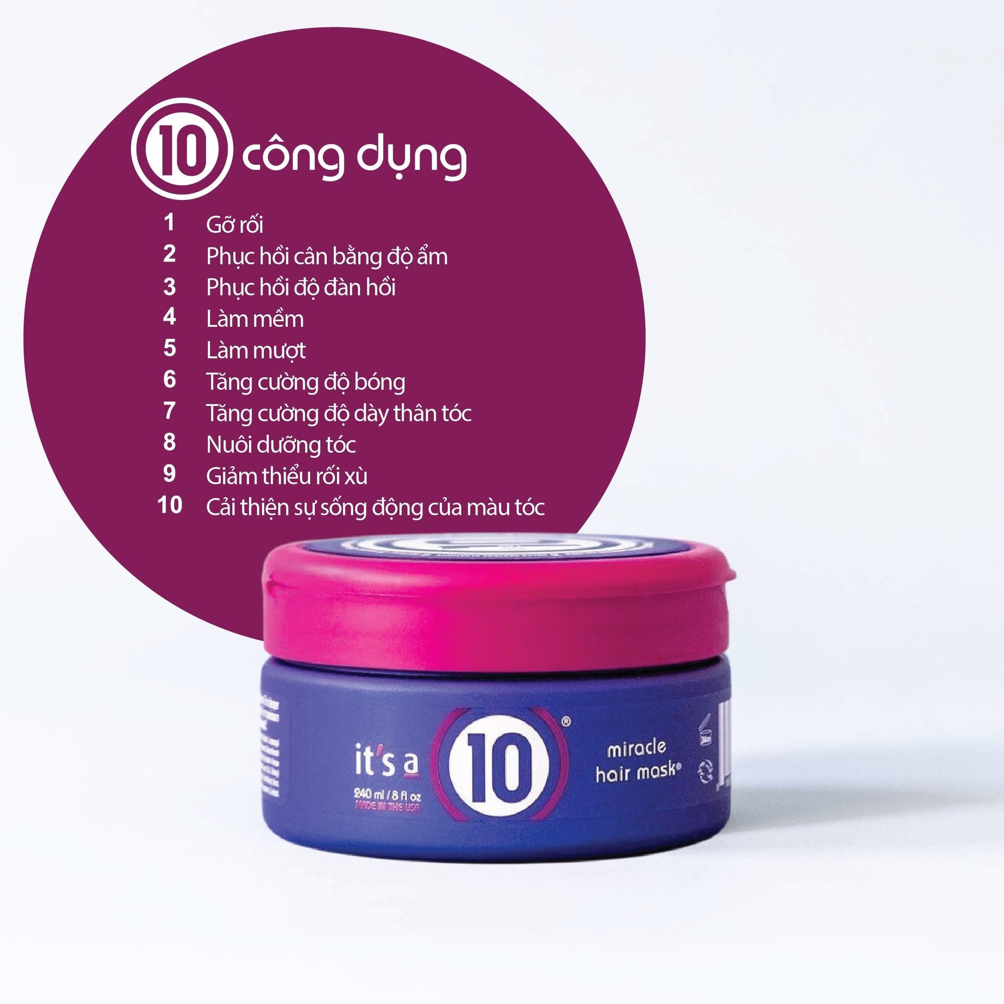 Mặt nạ tóc It's A 10 Miracle Hair Mask