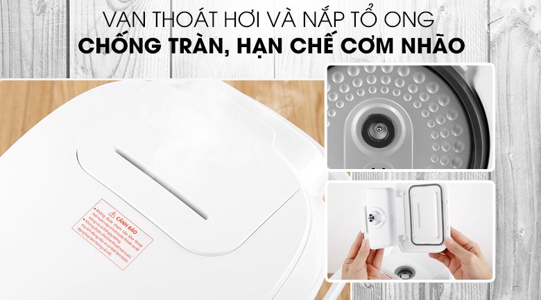 Nồi cơm điện tử Toshiba 1 ,8 lít RC-18DH2PV(W)
