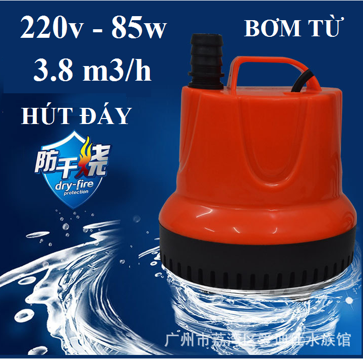 [HCM]Bơm chìm hút đáy 220v-85w-3.8m3h