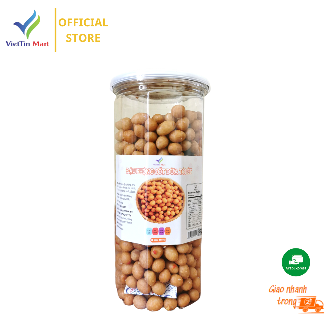 500gr đậu phộng da cá tỏi ớt loại 1