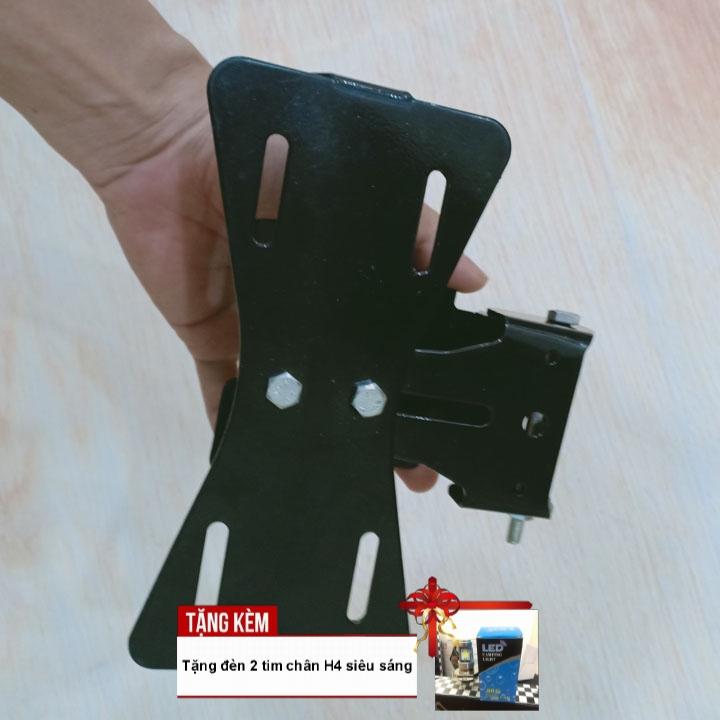 TẶNG KÈM ĐÈN 2 TIM CHÂN H4 - [GIÁ HẤP DẪN CHƯA] Pass biển số  - giá treo biển số EXCITER hình cánh bướm không LED -