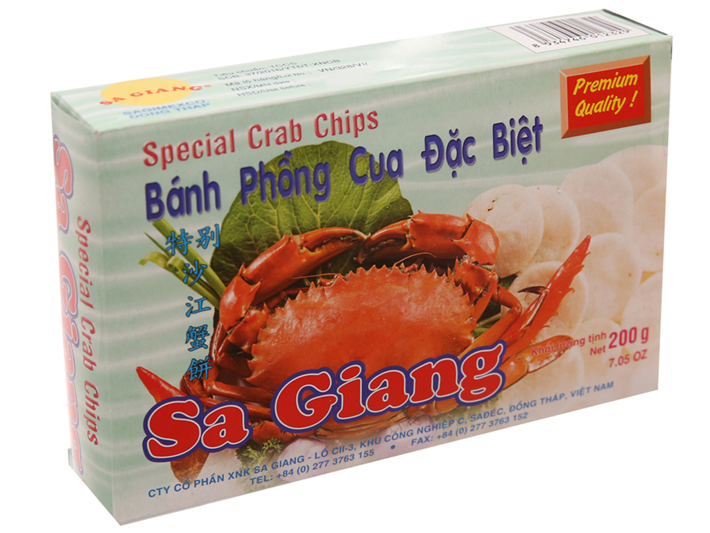 Bánh phồng cua đặc biệt Sa Giang