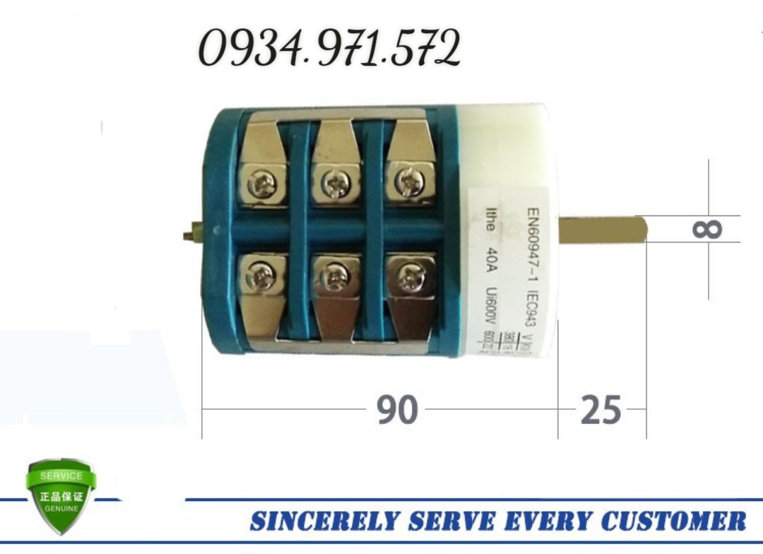 Công tắc đảo chiều máy tháo vỏ 40A