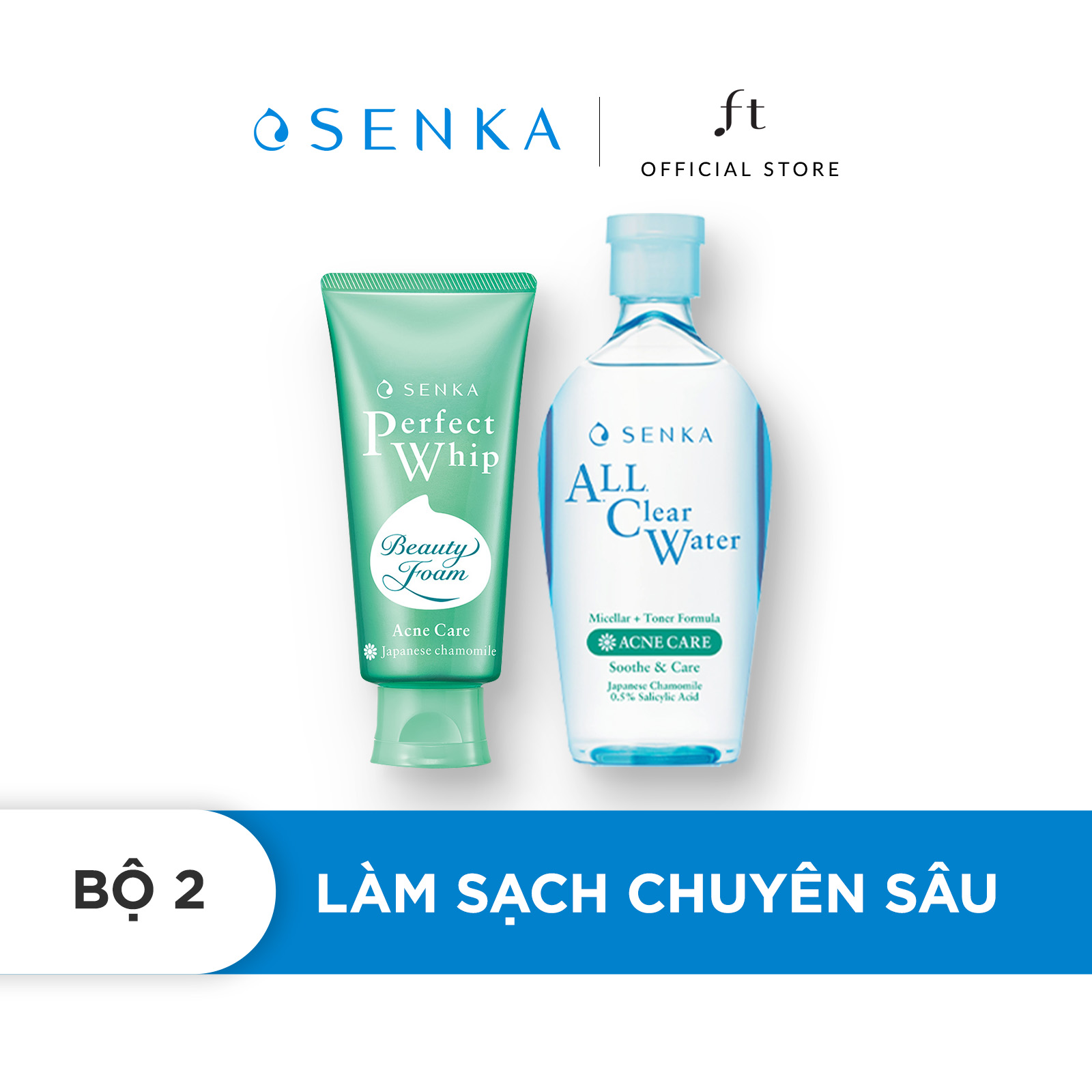 Bộ đôi làm sạch chuyên sâu Senka
