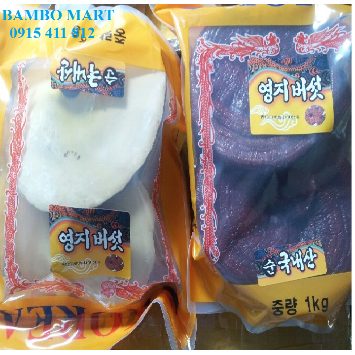 NẤM LINH CHI HÀN QUỐC TÚI VÀNG 1KG