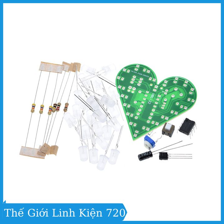 Bộ mạch trái tim mini tự lắp ráp