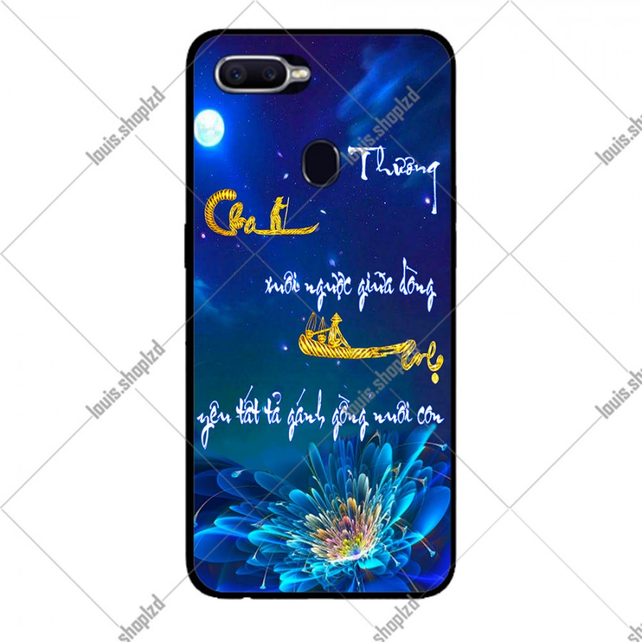 Ốp lưng dành cho oppo a12 - a7 - a5s mẫu thư pháp cha mẹ