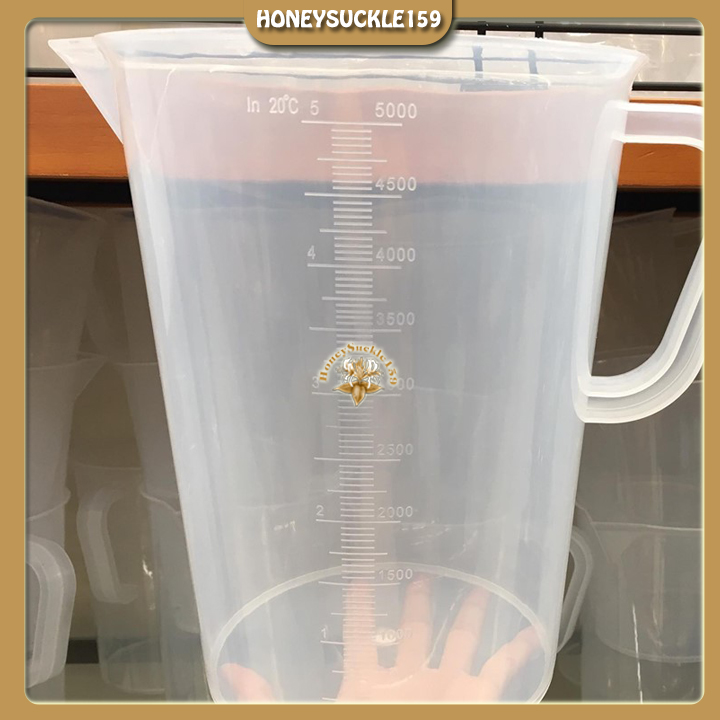 Ca Đong Nhựa Có Vạch Chia Định Lượng 5000ml