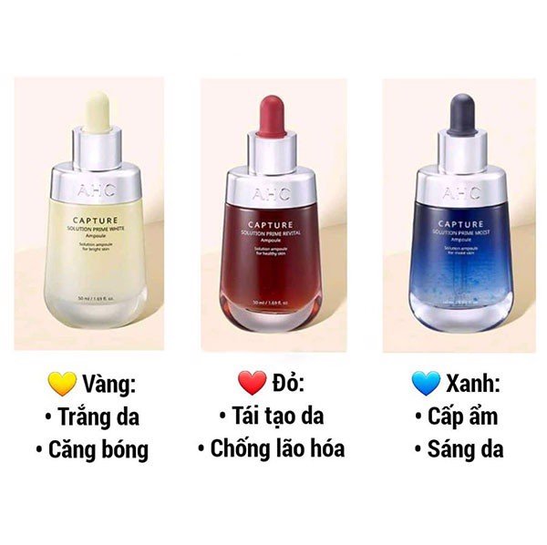 [HCM]TINH CHẤT AHC CAPTURE SOLUTION PRIME AMPOULE 50ML