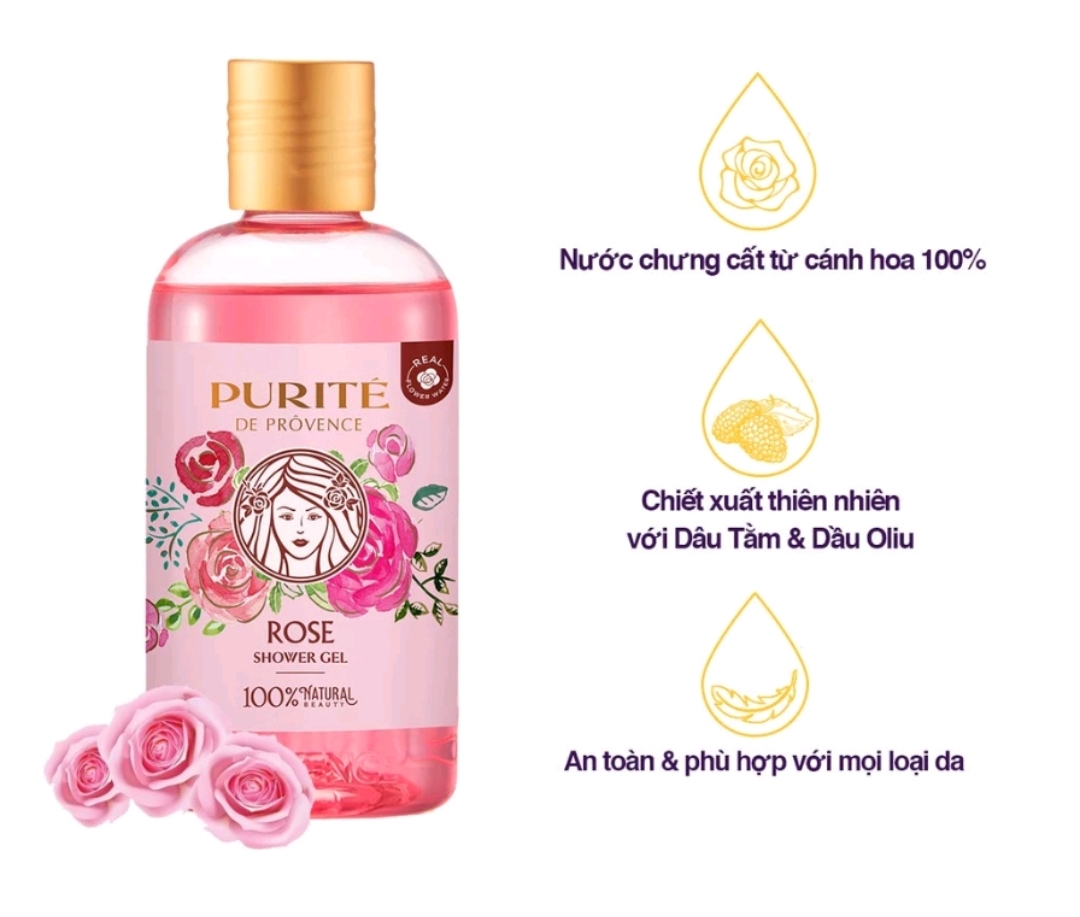 Sữa Tắm Thiên Nhiên Purité 250ml