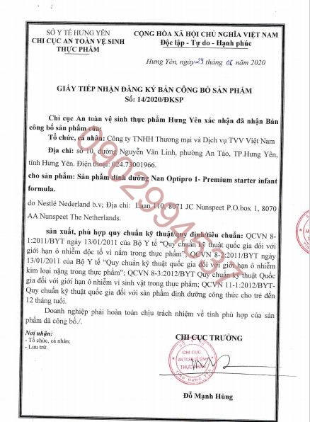 SỮA NAN ÚC OPTIPRO HỘP 800GR