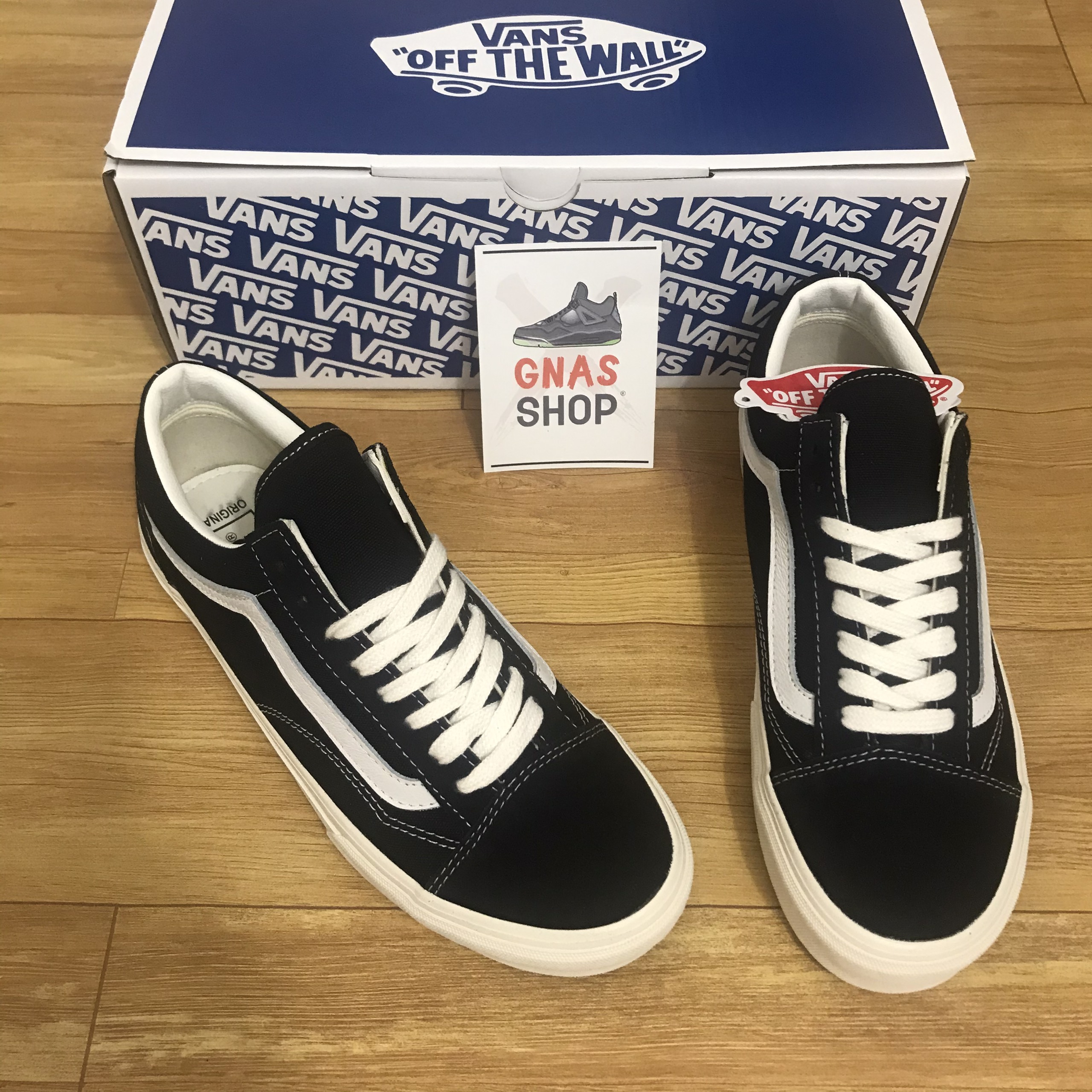 [HCM]Giày Vans Vault đen - chuẩn 11 (lót da + gót original)