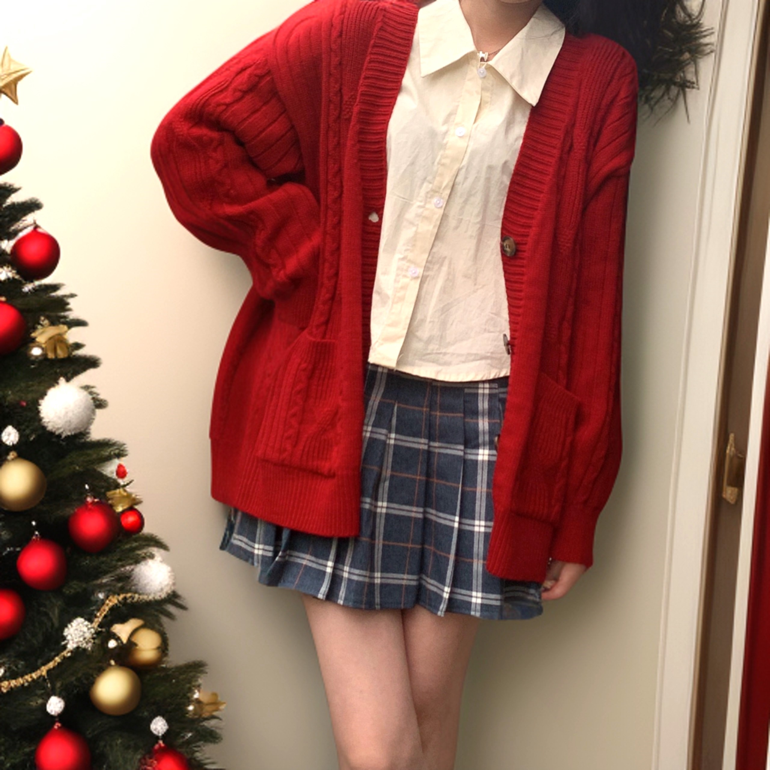 [SIÊU SALE NĂM MỚI] [FREESHIP + VOUCHER] Áo khoác cardigan len thừng túi trước oversize