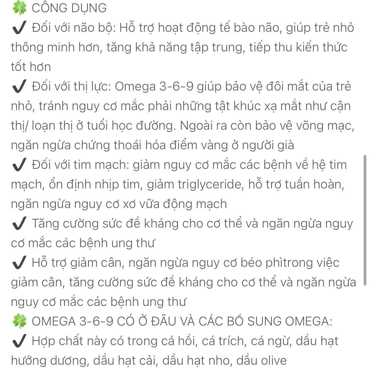 Omega 3-6-9 Sanct Bernhard - 180viên (hàng Đức đủ Bill)