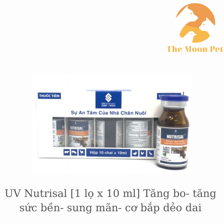 UV Nutrisal Gà đá tăng bo- Tăng sức bền, sung mãn- Cơ bắp dẻo dai