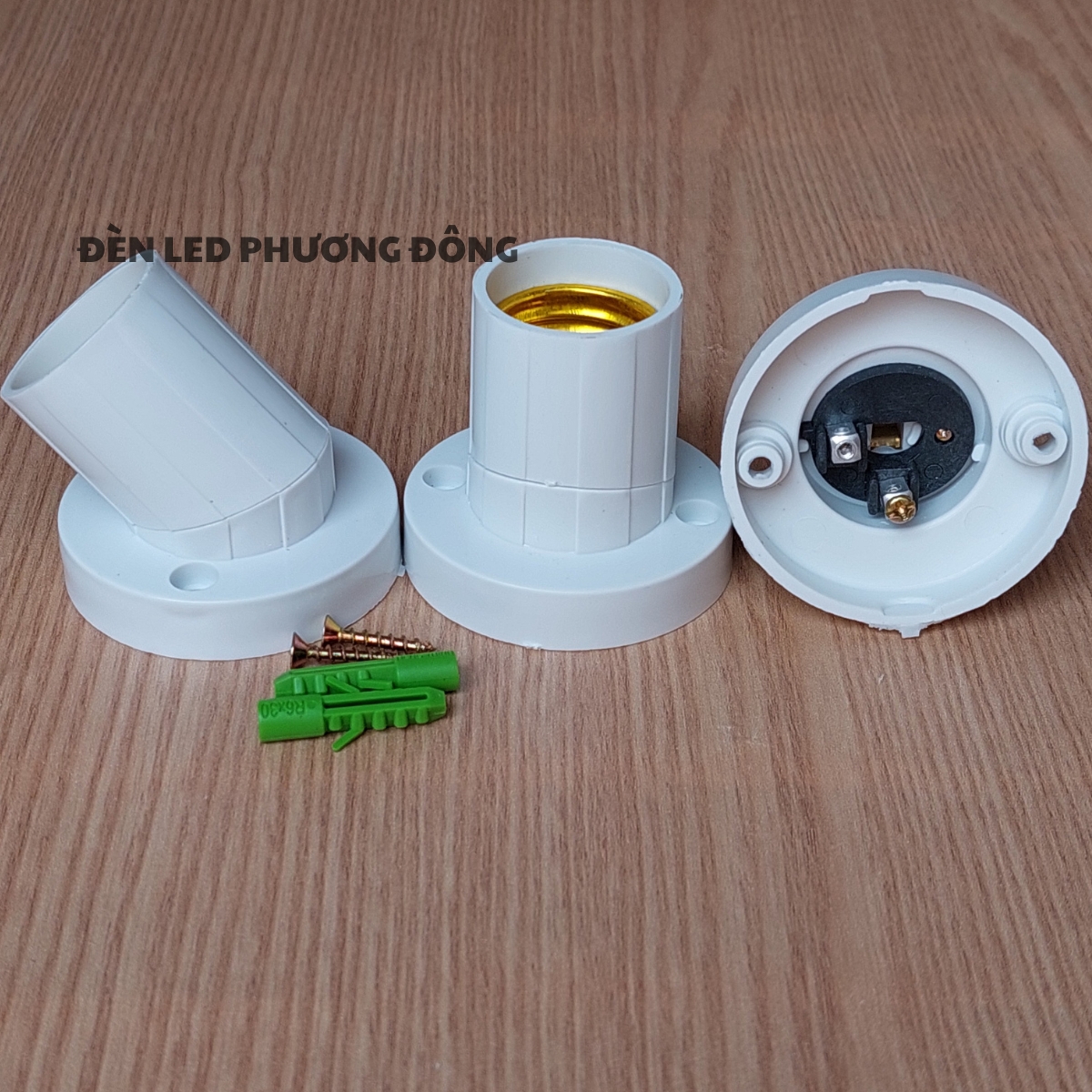 Combo 2 đui đèn xoay thẳng xéo đa năng