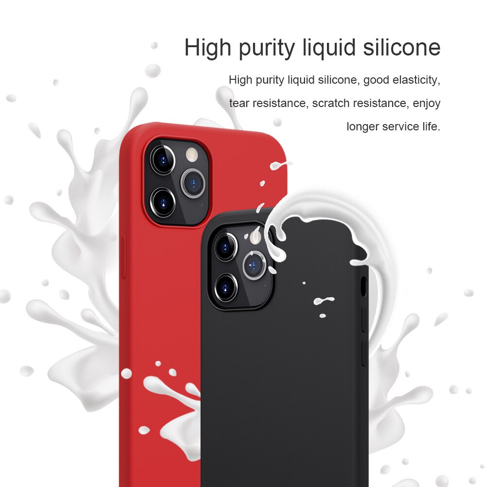 Ốp lưng iPhone 12 Pro Max silicon Nillkin Flex Pure chính hãng