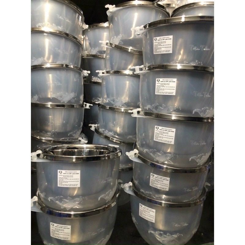 ( Loại dày) Bát ướp lạnh đồ uống inox, bát ướp lạnh hoa quả