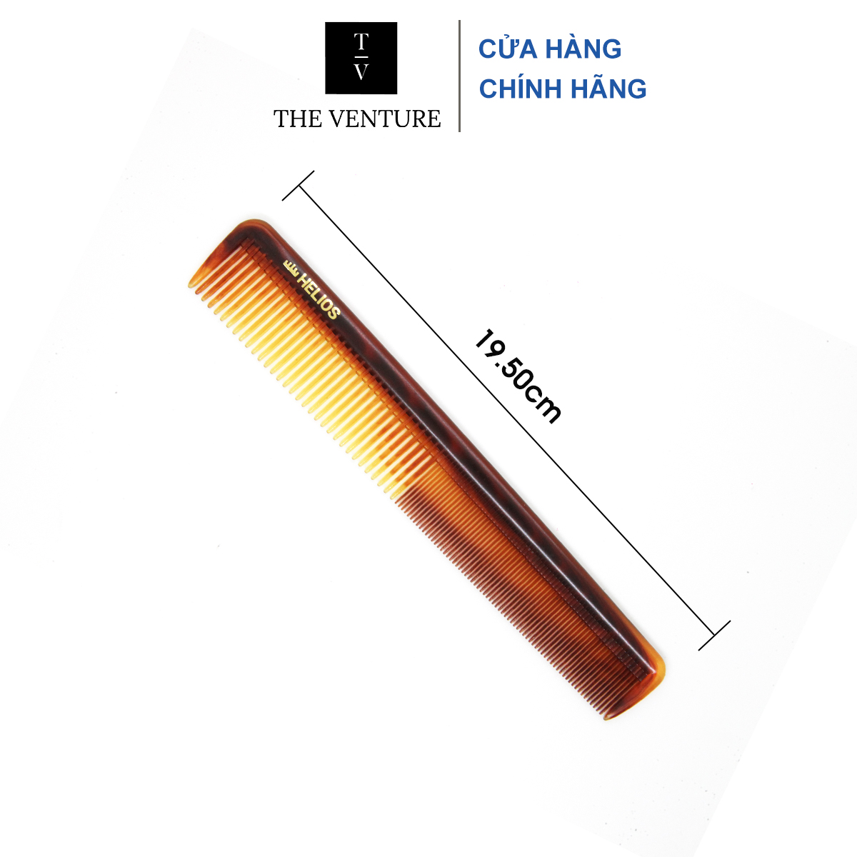 Lược thẳng chia ngôi tóc Helios cao cấp chính hãng .