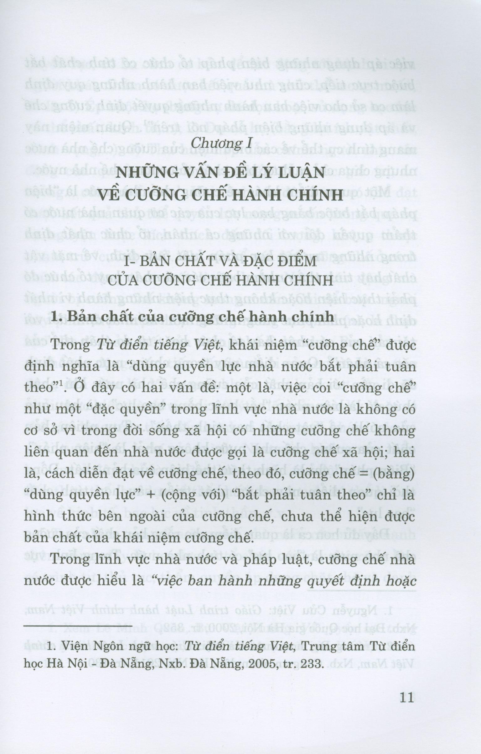 Cưỡng Chế Hành Chính Lý Luận Và Thực Tiễn