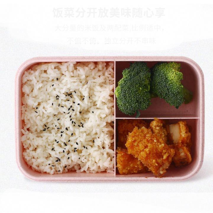 Hộp 3 ngăn đựng cơm tiện lợi