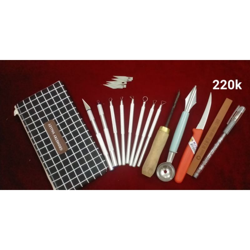 combo bộ khắc cạo dưa cơ bản