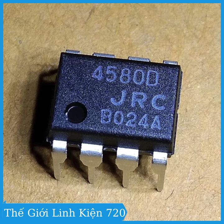 IC khuếch đại JRC4580 DIP8