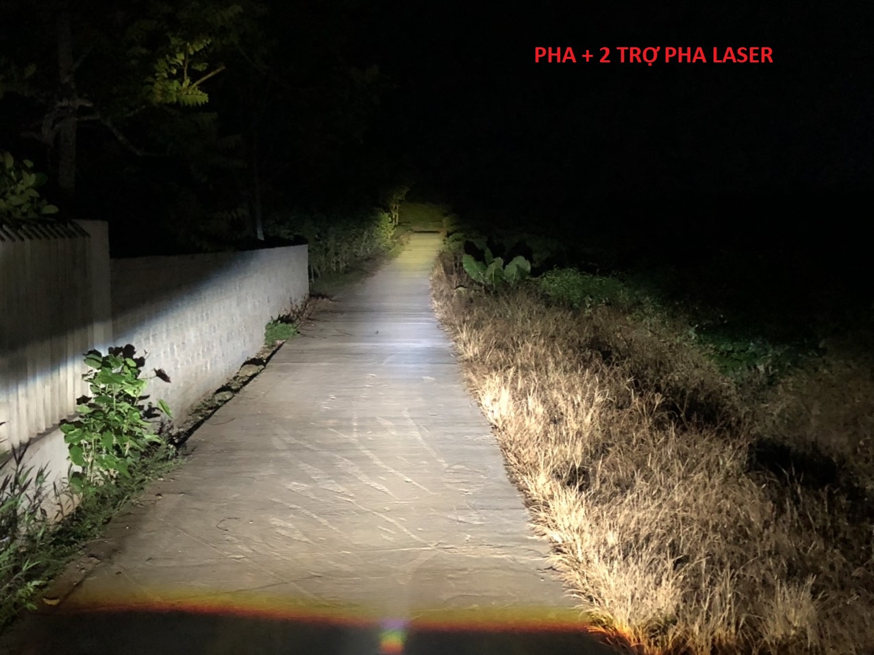 Đèn pha bi cầu led TIGER MATRIX PRO trợ pha laser 75w