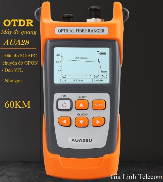 Bảng giá Máy đo điểm đứt cáp quang OTDR Mini AUA28 Phong Vũ