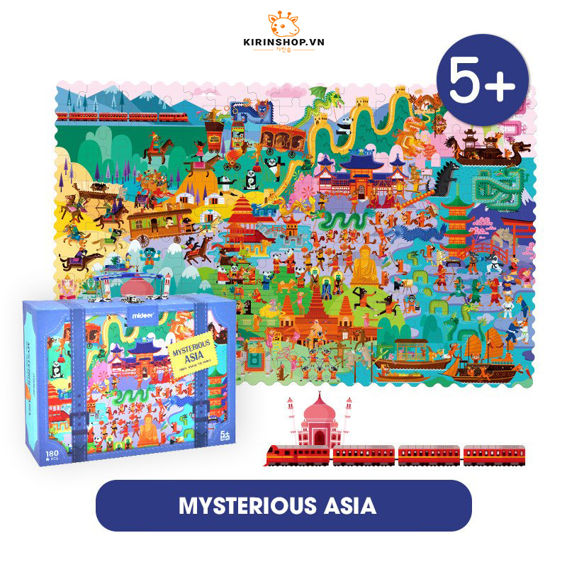 Ghép hình Mysterious Asia 180pcs - Mideer (Bộ)
