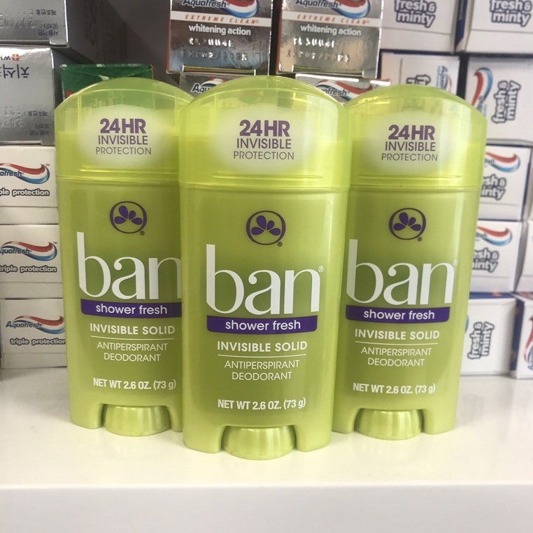 BAN Invisible Solid Antiperspirant Deodorant 73g
