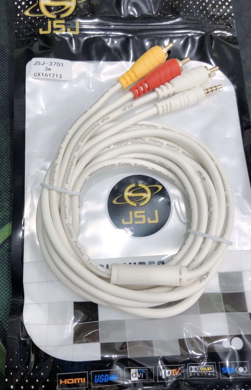 Dây 3.5 ly đực ra 3 bông sen đực dài 3m JSJ-3701