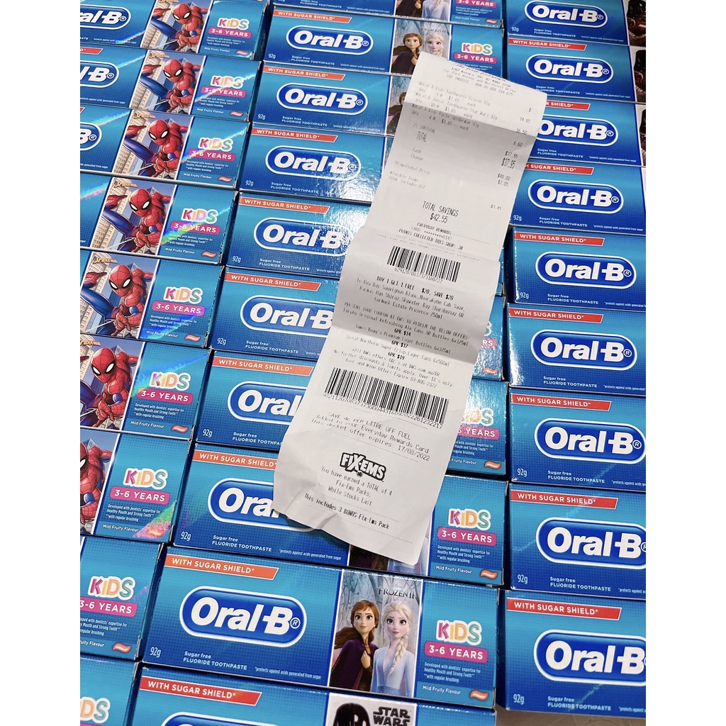 Kem đánh răng cho bé Oral B [Hàng nội địa Úc]