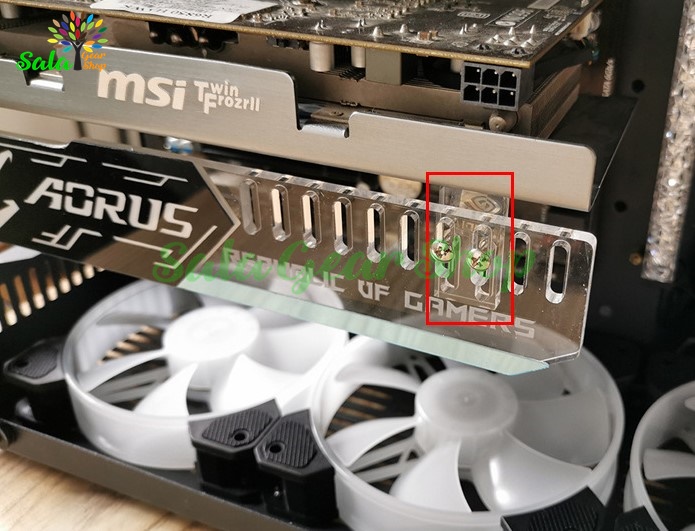 Đỡ Card VGA Coolmoon Aorus - Rog Auto LED RGB