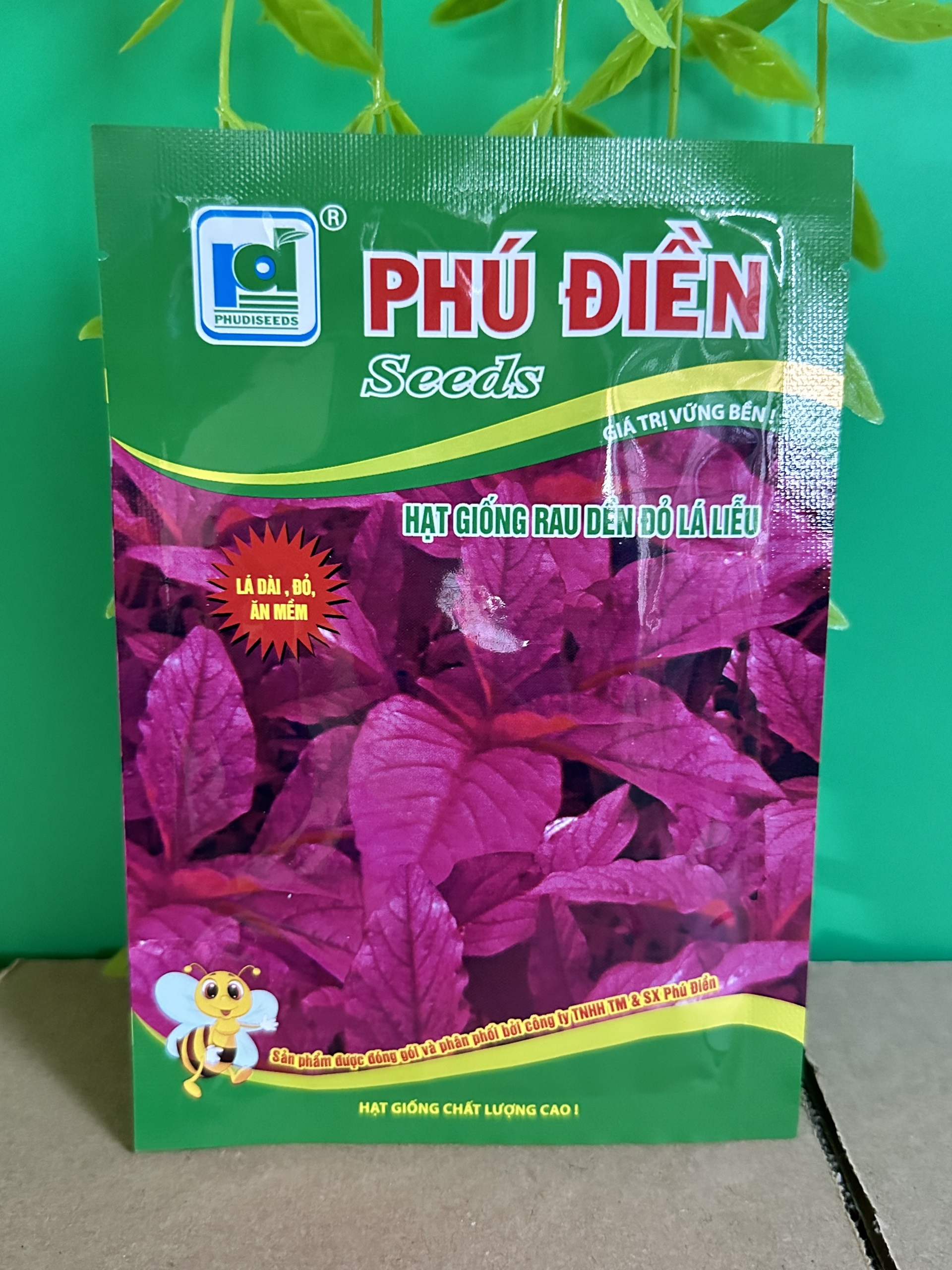 Hạt giống rau dền đỏ lá liễu
