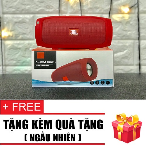 Loa Bluetooth Không Dây AUDIO MALL Charge 3 Mini Vỏ Nhôm Nghe Nhạc Hay, Âm Thanh Chất Lượng, Hỗ Trợ Cắm Thẻ Nhớ Tf, Usb - Hàng Chính Hãng