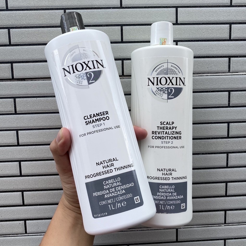 Gội xả Nioxin System 2 chống rụng tóc 1000mlx2 ( New 2019)