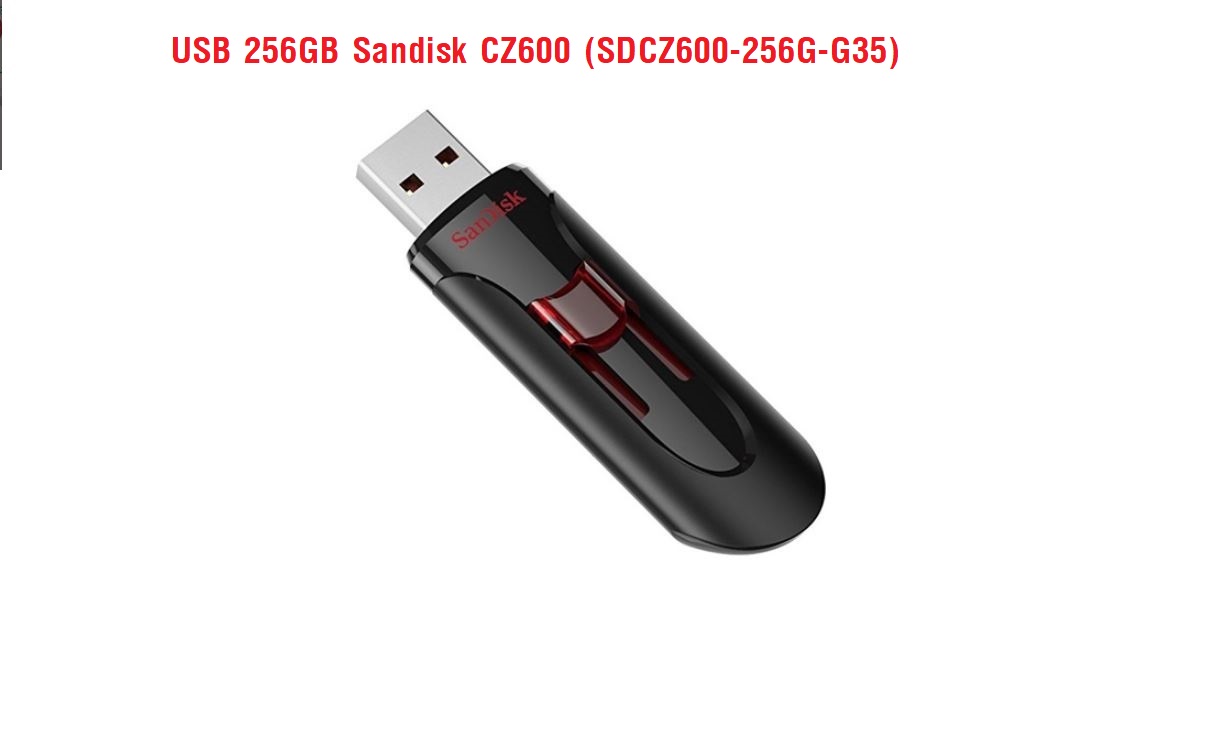 USB 3.0 ( 64GB , 128GB , 256GB ) Sandisk CZ600 (Hàng chính hãng)