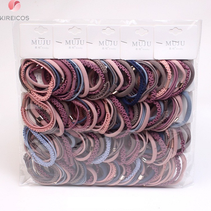 [HCM]Set 6 Dây Cột Tóc Đơn Giản Nhiều Màu - kireicos