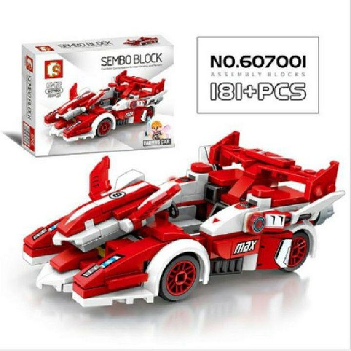 Bộ lắp ráp xếp hình Lego Sembo mô hình Siêu xe.