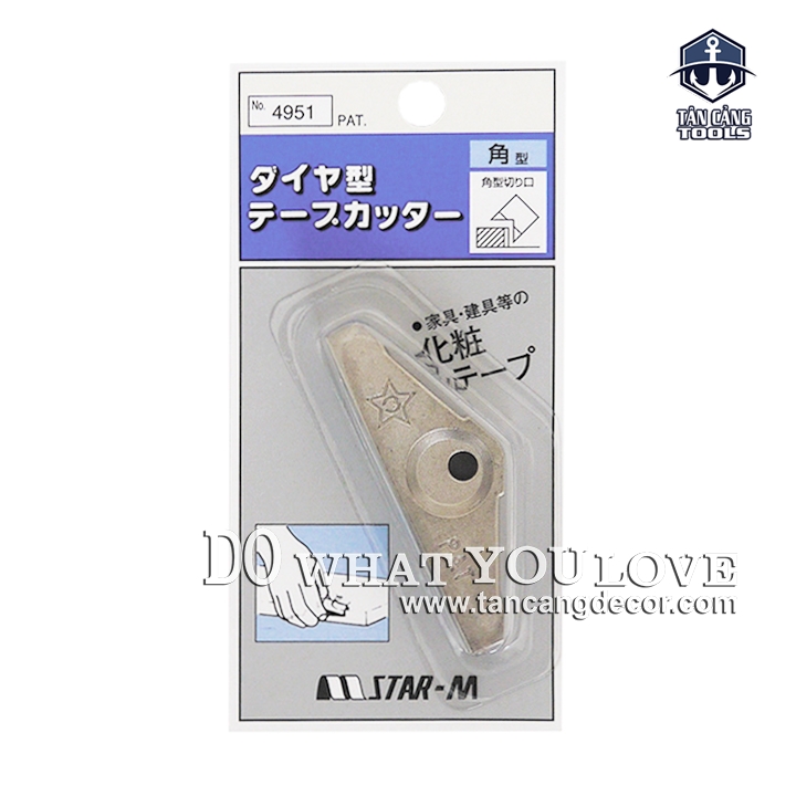 1 Dụng Cụ Gọt Cạnh Chỉ Cầm Tay Star -M 4951