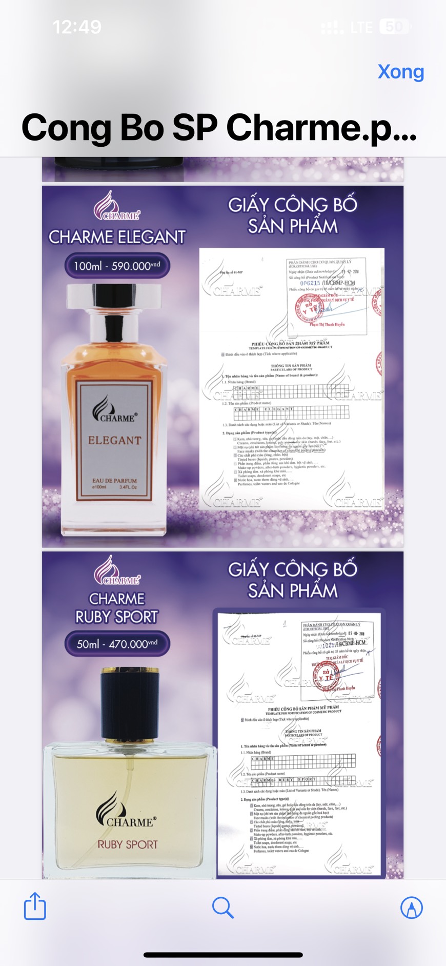 Nước hoa charme sport 100ml ( mẫu mới )