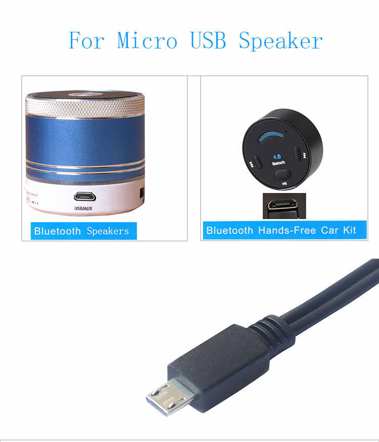 [HCM]Cáp Micro USB Sang Jack 3.5 Mm Cáp AUX/USB  Dành Cho Di Động Bluetooth Nghe Nhạc CD