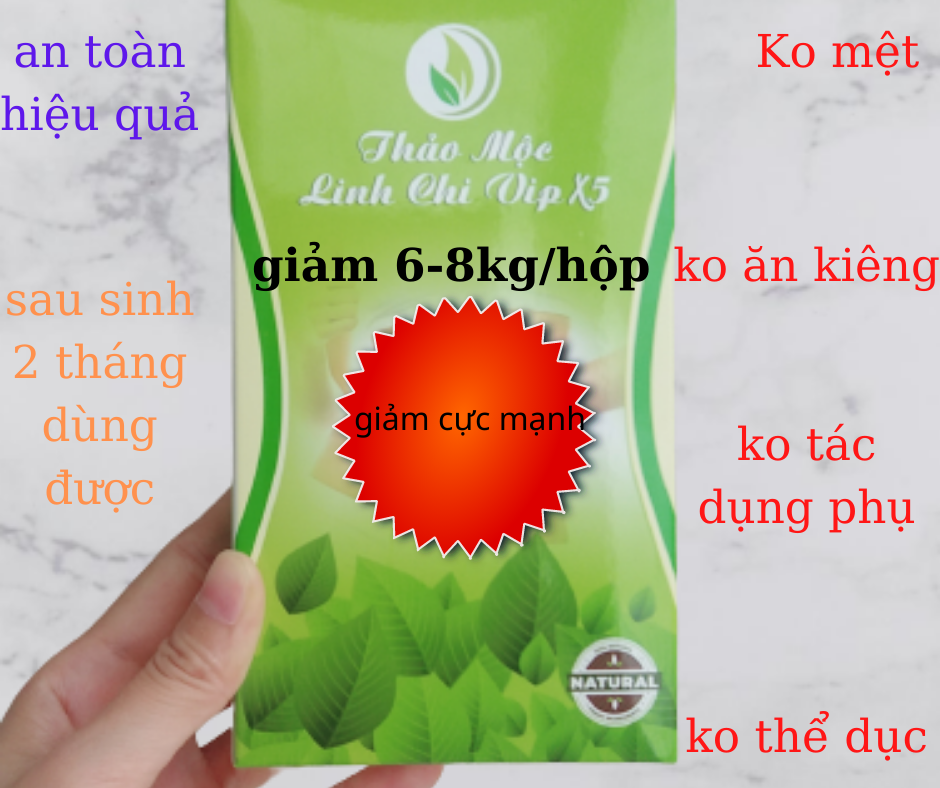 Thảo Mộc Giảm Cân Linh Chi Vip X5